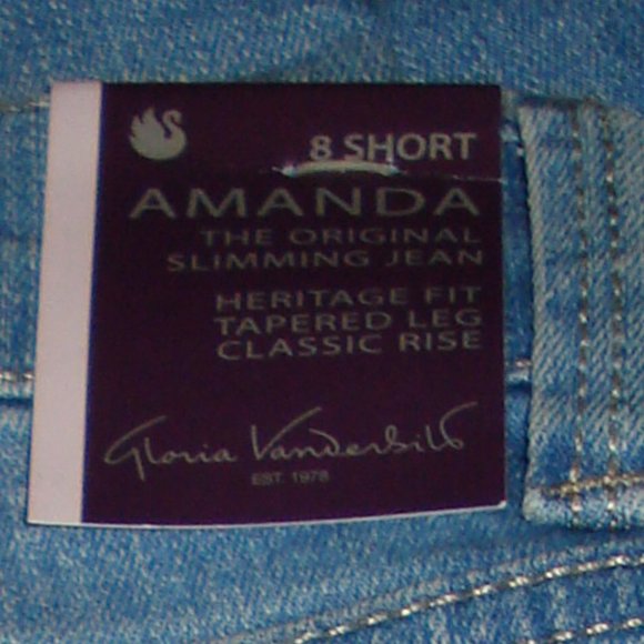 Gloria Vanderbilt Amanda Jeans - Maya Wash - Picture 5 of 5